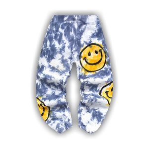 Market Smiley Sun Dye Sweatpants 'Yellow Blue Tie Dye'