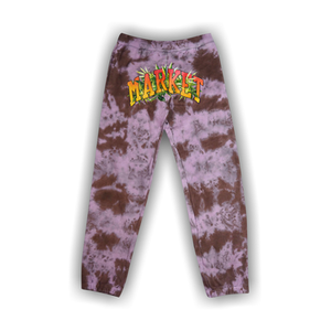 Market Arc Herbal Remedy Sweatpants 'Purple Grey White'
