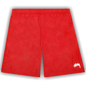 Stussy Stock Water Short 'Brite Red'