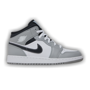 Air Jordan 1 Mid GS 'Light Smoke Grey'
