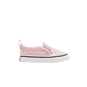 Vans Slip-On Velcro Toddler 'Powder Pink Checkerboard'