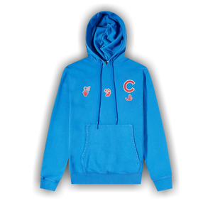Off-White x MLB Chicago Cubs Hoodie 'Blue/Red'