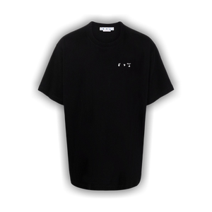 Off-White Caravag Paint Slim Short-Sleeve Tee 'Black'