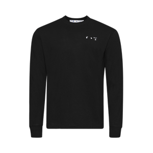 Off-White Caravag Paint Skate Long-Sleeve Tee 'Black'