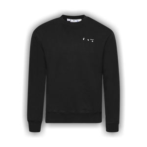 Off-White Caravag Paint Slim Crewneck 'Black'