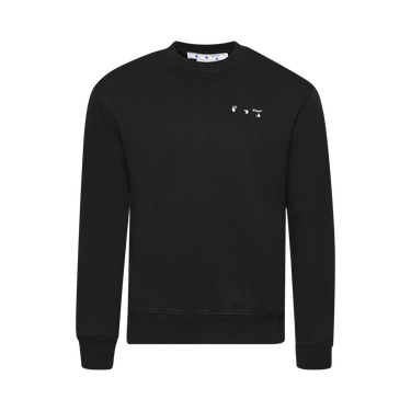 Off-White Caravag Paint Slim Crewneck 'Black'