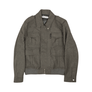 Off-White Military Blouson 'Melange Grey'