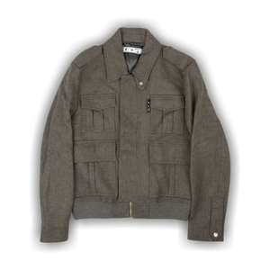 Off-White Military Blouson 'Melange Grey'
