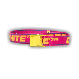 Off-White New Mini Industrial Belt H25 'Fuchsia/Yellow'