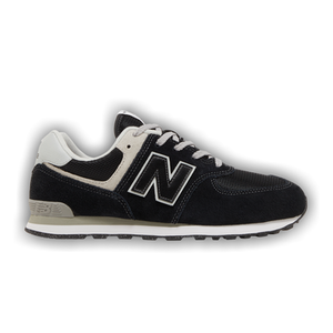 New Balance 574 Big Kid 'Core Pack - Black White'