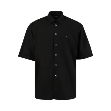 Raf Simons Short-Sleeve Shirt With Grimcrawler Embroidery 'Black'