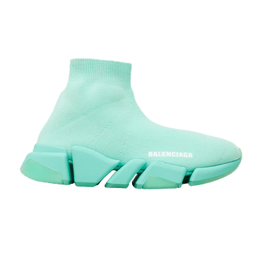 Balenciaga Wmns Speed 2.0 Sneaker 'Transparent Sole - Green'