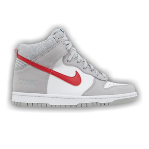 Nike Dunk High SE GS 'Athletic Club - Light Smoke Grey Gym Red'