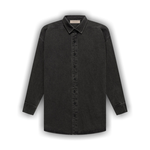 Fear of God Essentials Denim Long-Sleeve Shirt 'Black'