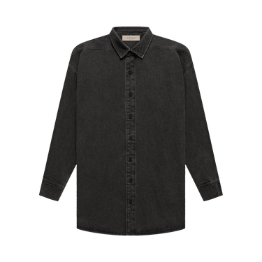Fear of God Essentials Denim Long-Sleeve Shirt 'Black'