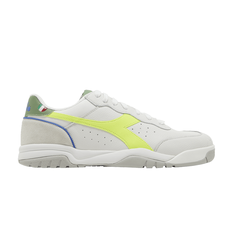 Diadora Maverick Ball 'White Acid Green' 501 178766 C2416