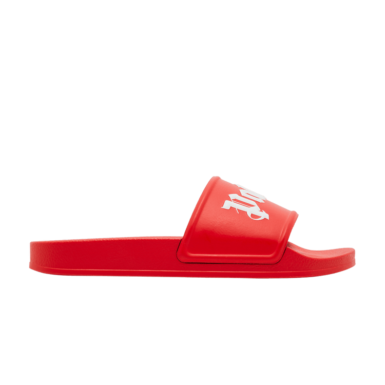 Palm Angels Pool Slider 'Red' PMIC001C99PLA001 2501