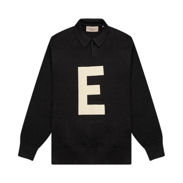 Fear of God Essentials Kids Big E Knit Polo 'Iron'