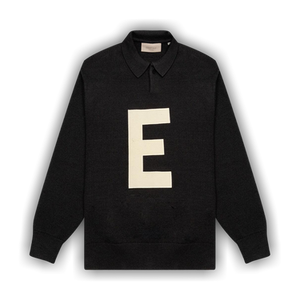 Fear of God Essentials Kids Big E Knit Polo 'Iron'