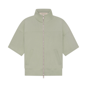 Fear of God Essentials Kids Short-Sleeve Full Zip Jacket 'Seafoam'