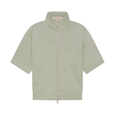 Fear of God Essentials Kids Short-Sleeve Full Zip Jacket 'Seafoam'