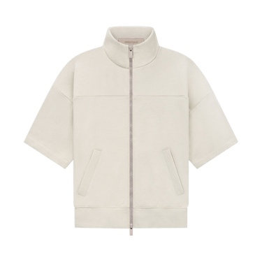 Fear of God Essentials Kids Short-Sleeve Full Zip Jacket 'Wheat'