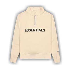 Fear of God Essentials Mockneck Half Zip 'Buttercream'