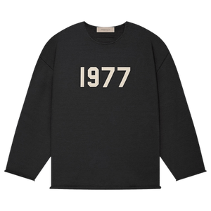 Fear of God Essentials Raw Edge Sweater 'Iron'