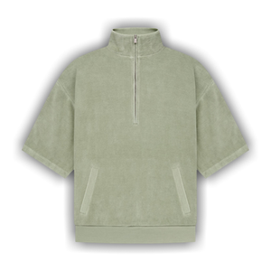 Fear of God Essentials Velour Mockneck 'Seafoam'