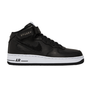 Stussy x Nike Air Force 1 Mid 'Black Snakeskin'