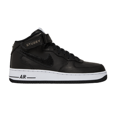 Stussy x Nike Air Force 1 Mid 'Black Snakeskin'