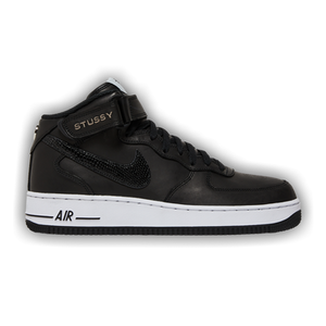Stussy x Nike Air Force 1 Mid 'Black Snakeskin'