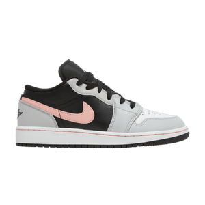 Air Jordan 1 Low GS 'Grey Fog Bleached Coral'