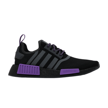 adidas NMD_R1 J 'Black Grey Active Purple'
