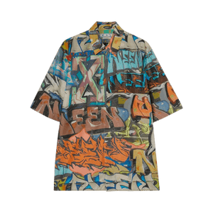 Off-White Neen Allover Over Short-Sleeve Shirt 'Multicolor'