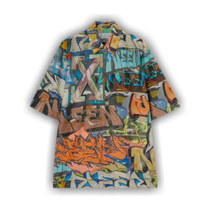 Off-White Neen Allover Over Short-Sleeve Shirt 'Multicolor'