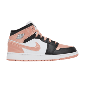 Air Jordan 1 Mid GS 'White Light Madder Root'