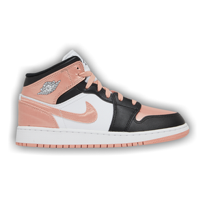 Air Jordan 1 Mid GS 'White Light Madder Root'