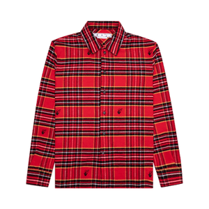 Off-White Flannel Skate Shirt 'Red/Black'