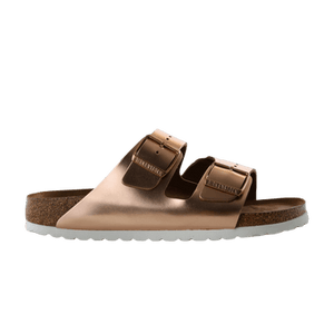 Birkenstock Arizona Soft Footbed Sandal 'Metallic Copper'