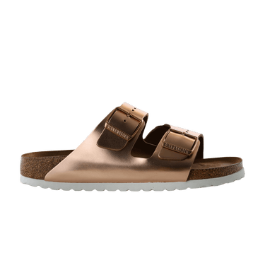 Birkenstock Arizona Soft Footbed Sandal 'Metallic Copper'