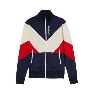 Palm Angels V Colorblock Track Jacket 'Navy Blue/White'