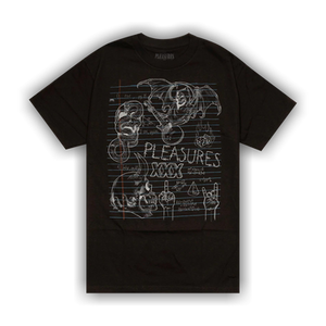 Pleasures Homework T-Shirt 'Black'