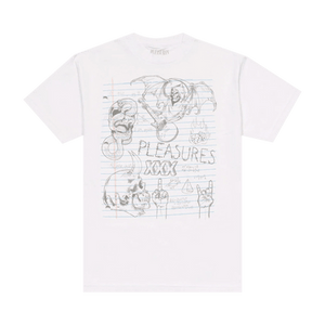 Pleasures Homework T-Shirt 'White'