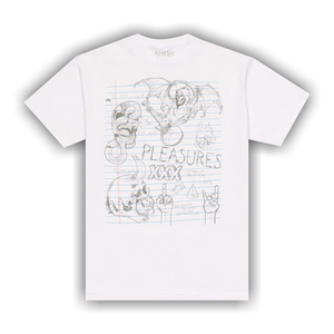 Pleasures Homework T-Shirt 'White'