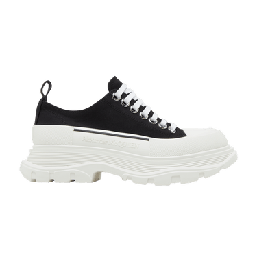 Alexander McQueen Wmns Tread Slick Lace Up 'Black White'