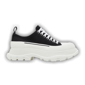 Alexander McQueen Wmns Tread Slick Lace Up 'Black White'