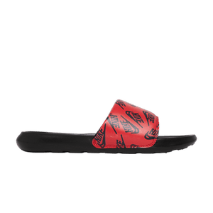 Nike Victori One Slide 'Repeat Logo - Black University Red'