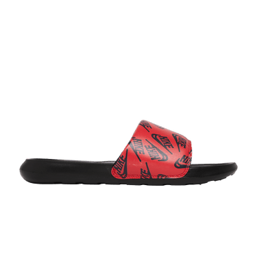 Nike Victori One Slide 'Repeat Logo - Black University Red'