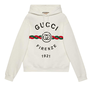 Gucci Firenze 1921 Hooded Sweatshirt 'White'